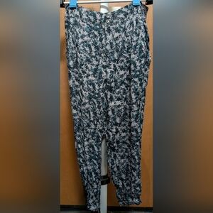 Anthropologie Diandra Joggers Green Motif Women's US 14 NWOT